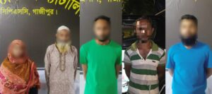 র্যাবের পৃথক অভিযানে চাঞ্চল্যকর হত্যা মামলার ৫ আসামী গ্রেফতার